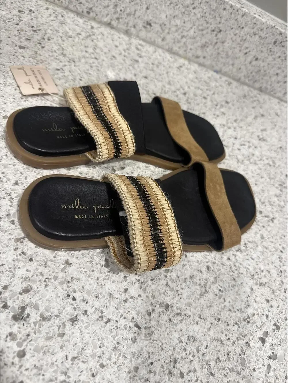 Mila Paoli Made in Italy Slide Sandals